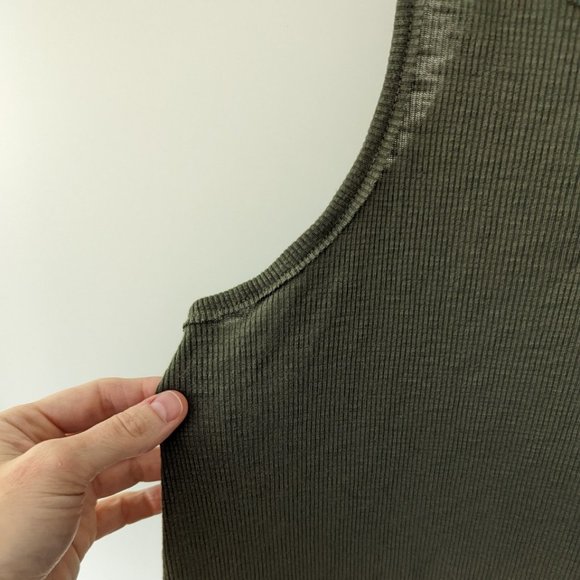 Green Free People Tank - Picture 2 of 4